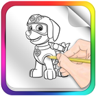 How To Draw Paw Patrol Adult Drawing icône