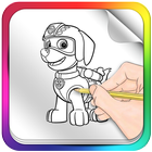 How To Draw Paw Patrol Adult Drawing icon
