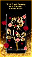 برنامه‌نما Golden Rose Live Wallpaper HD عکس از صفحه