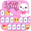Pink Kitty Keyboard Theme