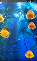 Gold Fish Cute Aquarium hd LWP capture d'écran 1