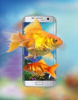 Gold Fish on Phone 海報