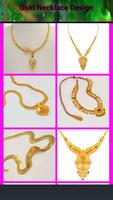 Gold necklace design syot layar 1