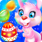 easter egg bunny bubble icon