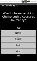 Golf Trivia Quiz screenshot 1