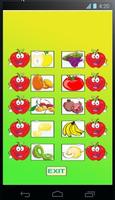 Word games fruit poster