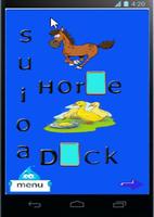 Word games cute little animals capture d'écran 3