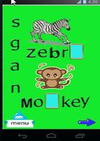 Word games cute little animals capture d'écran 2