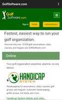 GolfSoftware.com app Ekran Görüntüsü 1