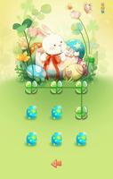 Easter BunnyTheme AppLock Pro اسکرین شاٹ 1