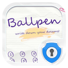 ballpen Theme-AppLockPro Theme icône