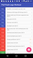 Pull Push Legs Workout โปสเตอร์
