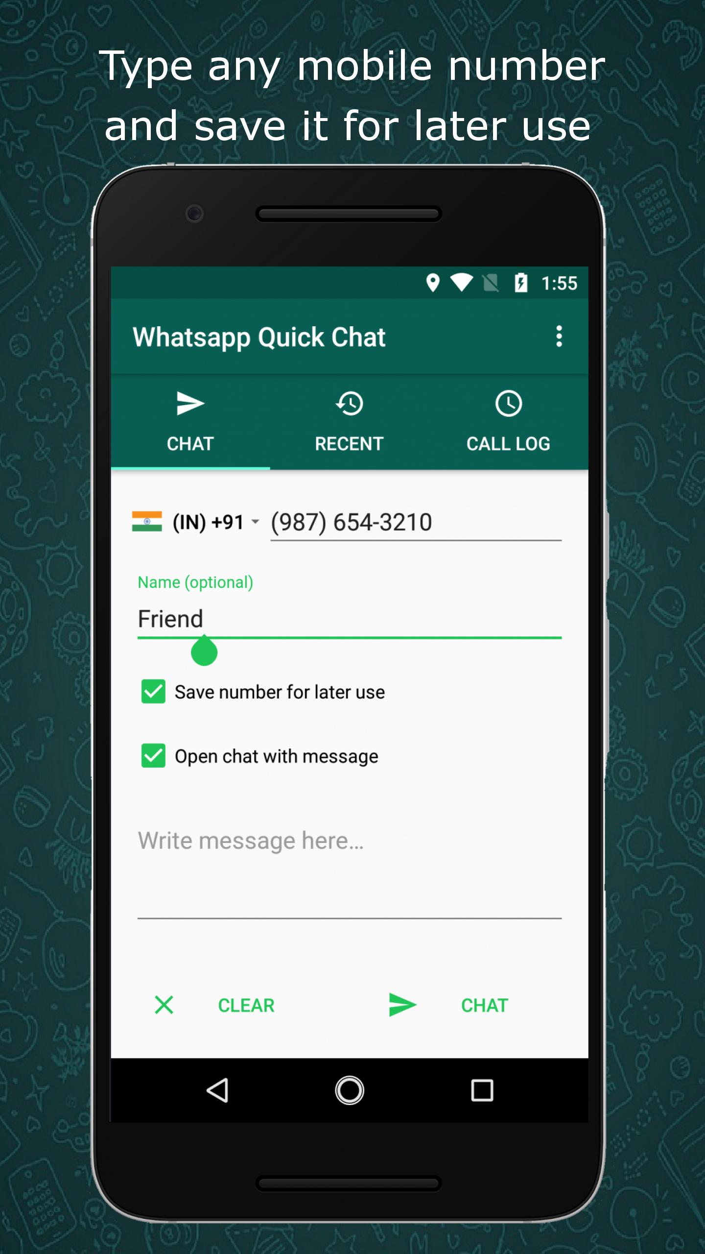 For whatsapp chat numbers How to