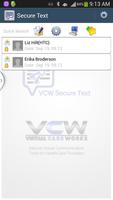 VCW Secure Text Affiche