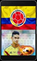 Keyboard For James Rodríguez---Colombia постер