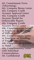 Sample Business Letters 2 Affiche