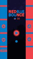 Red Blue Bounce Affiche