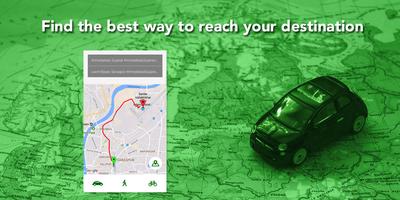 GPS Navigation : Best Fastest Route Finder Affiche