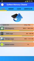 Memory Cleaner Go Next تصوير الشاشة 1