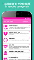 Go Love SMS Messages Collection 2018 Affiche