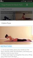 Yoga Poses for Lower Back Pain Relief capture d'écran 3