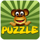 Kids Games Puzzle Wild Animals icono