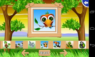 Kids Games Puzzle Wild Animals captura de pantalla 1