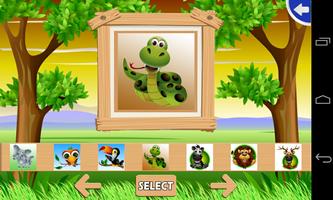 Kids Games Puzzle Wild Animals captura de pantalla 2