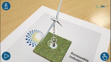 Realidad Aumentada GRI Renewable Industries الملصق