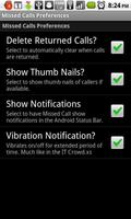 Missed Calls Widget capture d'écran 3