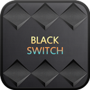 Black Switch go sms theme APK