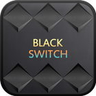Black Switch go sms theme icône