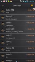 Black Switch go sms theme постер