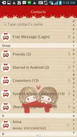 dasom(love) go sms theme تصوير الشاشة 3