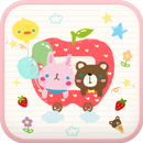 Happy Apple go sms theme APK