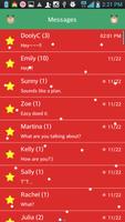 Red Rudolph go sms theme 截图 1