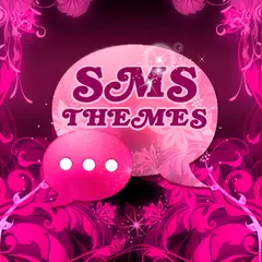 Theme Pink Flower GO SMS APK download