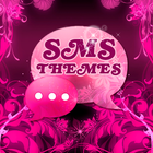 Theme Pink Flower GO SMS ikon