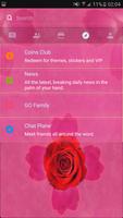 Motyw róża róż słodkie GO SMS screenshot 2