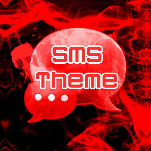 Red fumo Theme GO SMS PRO