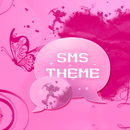 Pink Heart Theme SMS Pro APK
