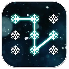 Snowfall Lock screen theme