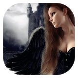 Fallen angel live wallpaper icono