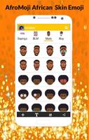 AfroMoji: New African skin Emoticon Stickers capture d'écran 1