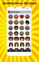 AfroMoji New African skin Emoticon Stickers capture d'écran 1