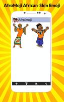 AfroMoji New African skin Emoticon Stickers capture d'écran 3