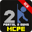 Portal 2 NEW Guns for MCPE mod