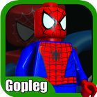 Gopleg World; LEGO Spider Backdrop Zeichen