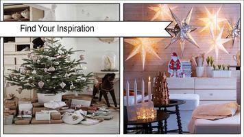Scandinavian-Style Christmas Decorations Affiche