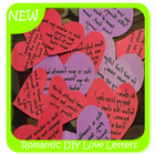 Romantische DIY Liebesbriefe Zeichen